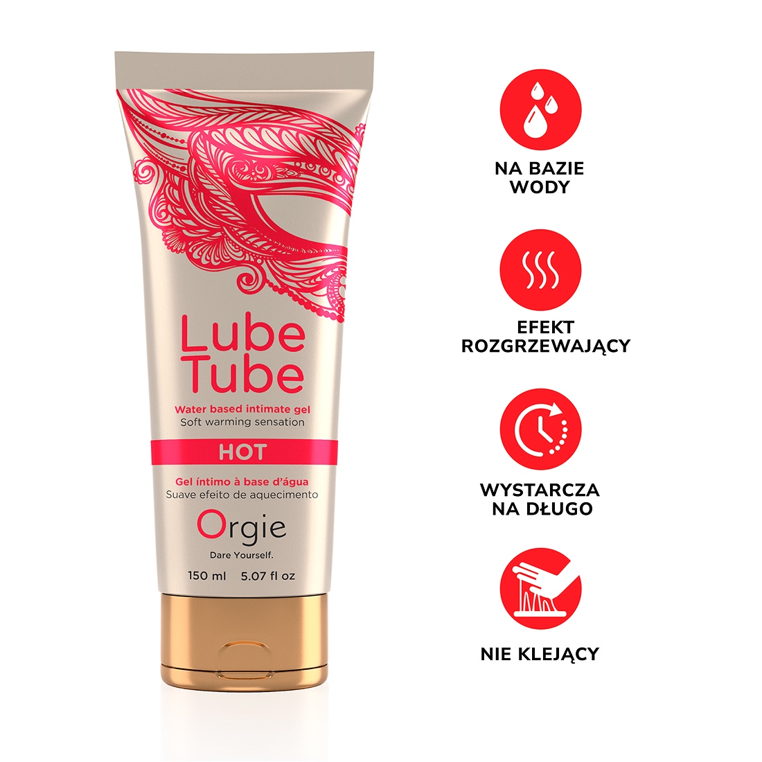 Orgie Lube Tube Hot rozgrzewający lubrykant na bazie wody