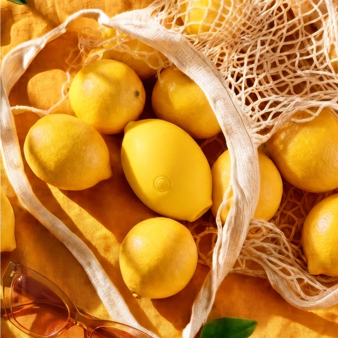 Romp by Womanizer Lemon Crush bezdotykowy masażer łechtaczki w kształcie cytrynki