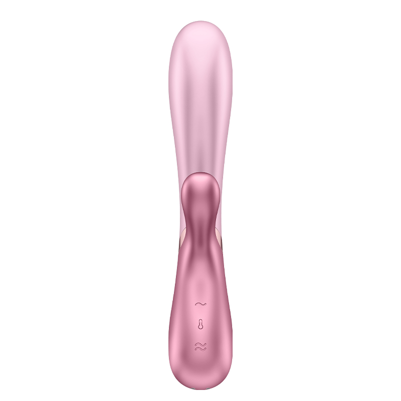 Satisfyer Hot Lover ogrzewany wibrator króliczek sterowany telefonem 