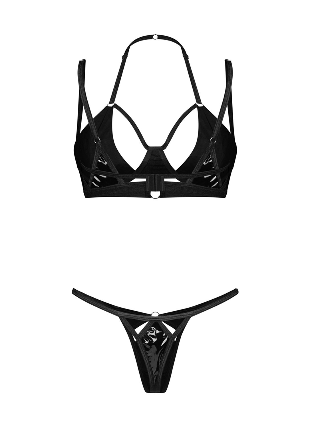 Obsessive Keira Lise komplet: biustonosz i stringi