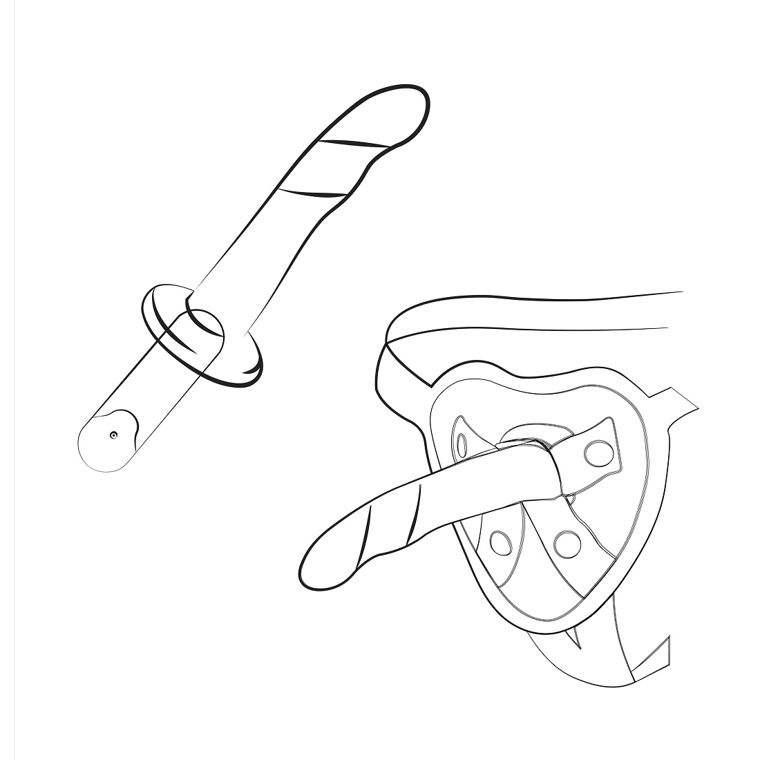 Romp by Womanizer Dizi dildo z przyssawką
