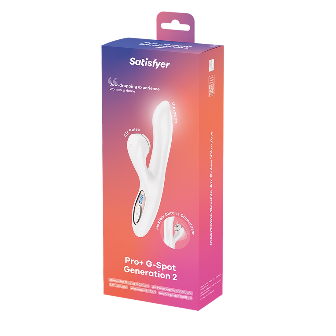 Satisfyer Pro+ G-Spot Generation 2 wibrator króliczek z bezdotykowym masażerem łechtaczki