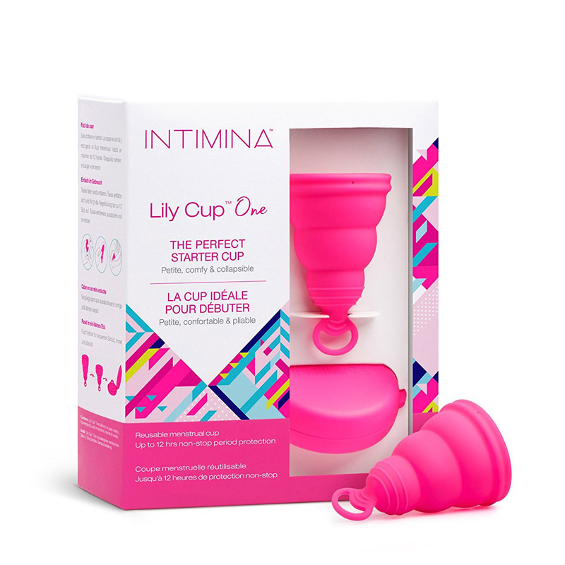 Intimina Lily Cup One składany kubeczek menstruacyjny dla początkujących 