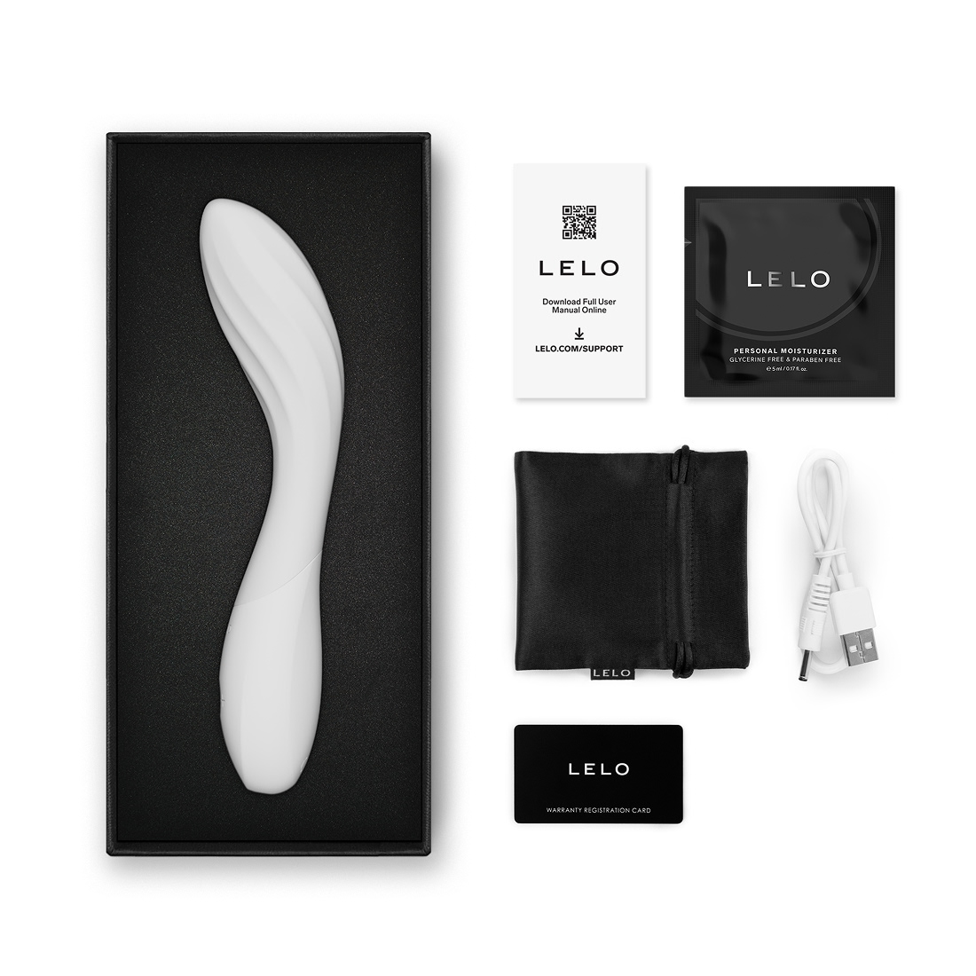 LELO Mona Spectra wibrator punktu G z technologią światła LED