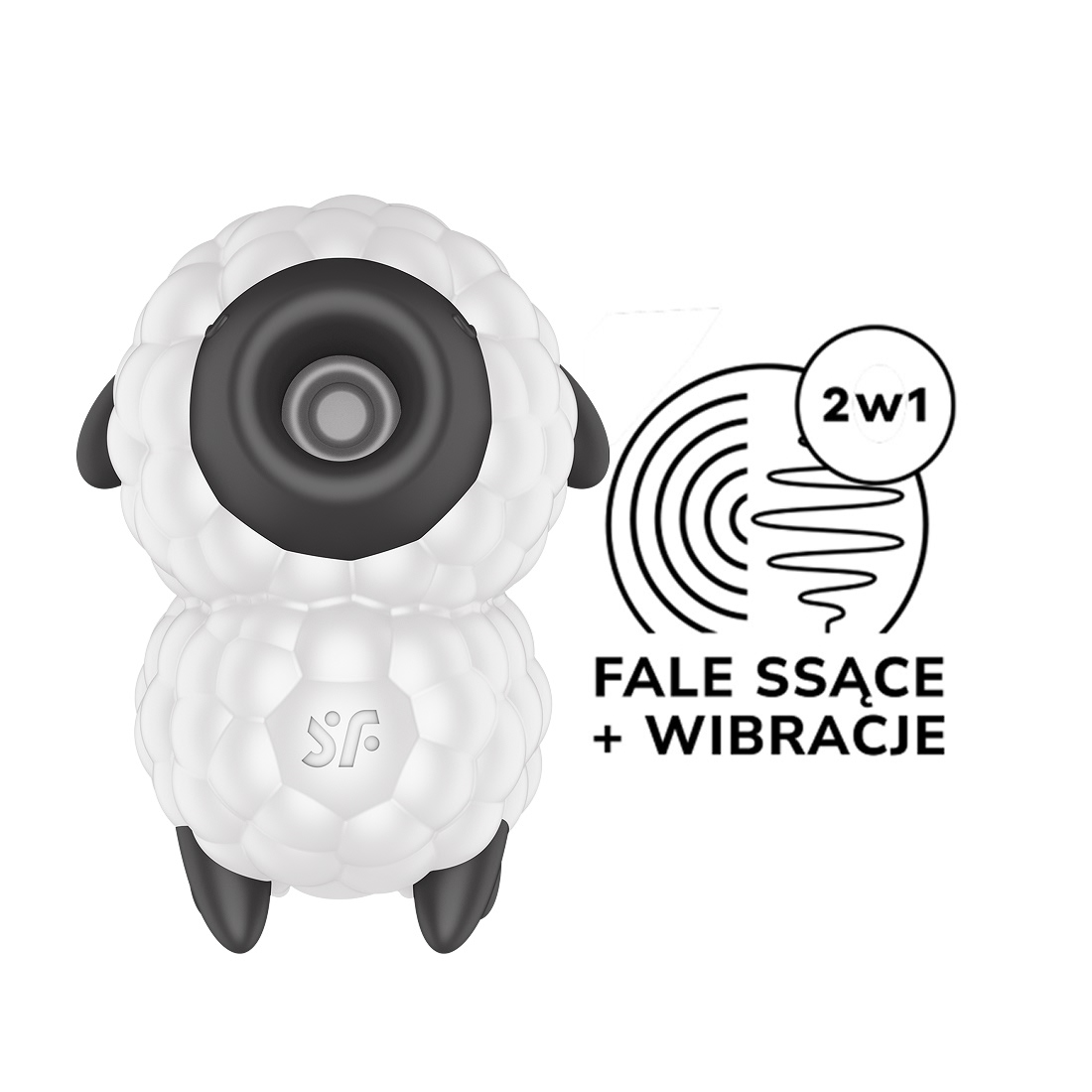 Satisfyer Dreamy Sheep bezdotykowo-wibrujący masażer łechtaczki 2 w 1