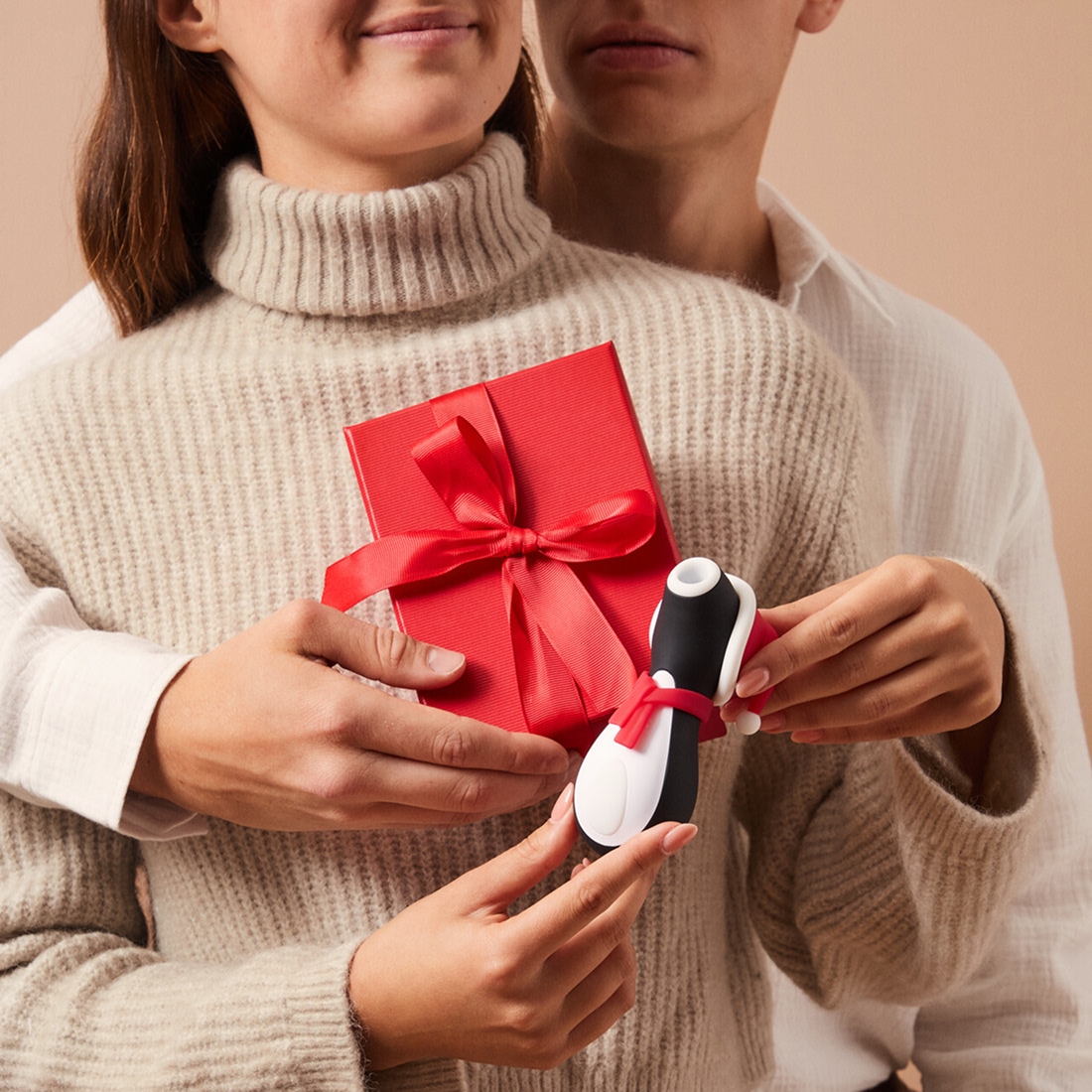 Satisfyer Penguin Holiday Edition bezdotykowy masażer łechtaczki