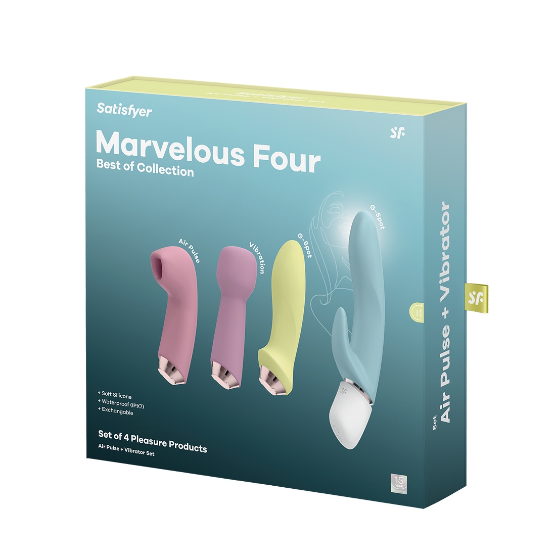 Satisfyer Marvelous Four zestaw gadżetów erotycznych 4 w 1
