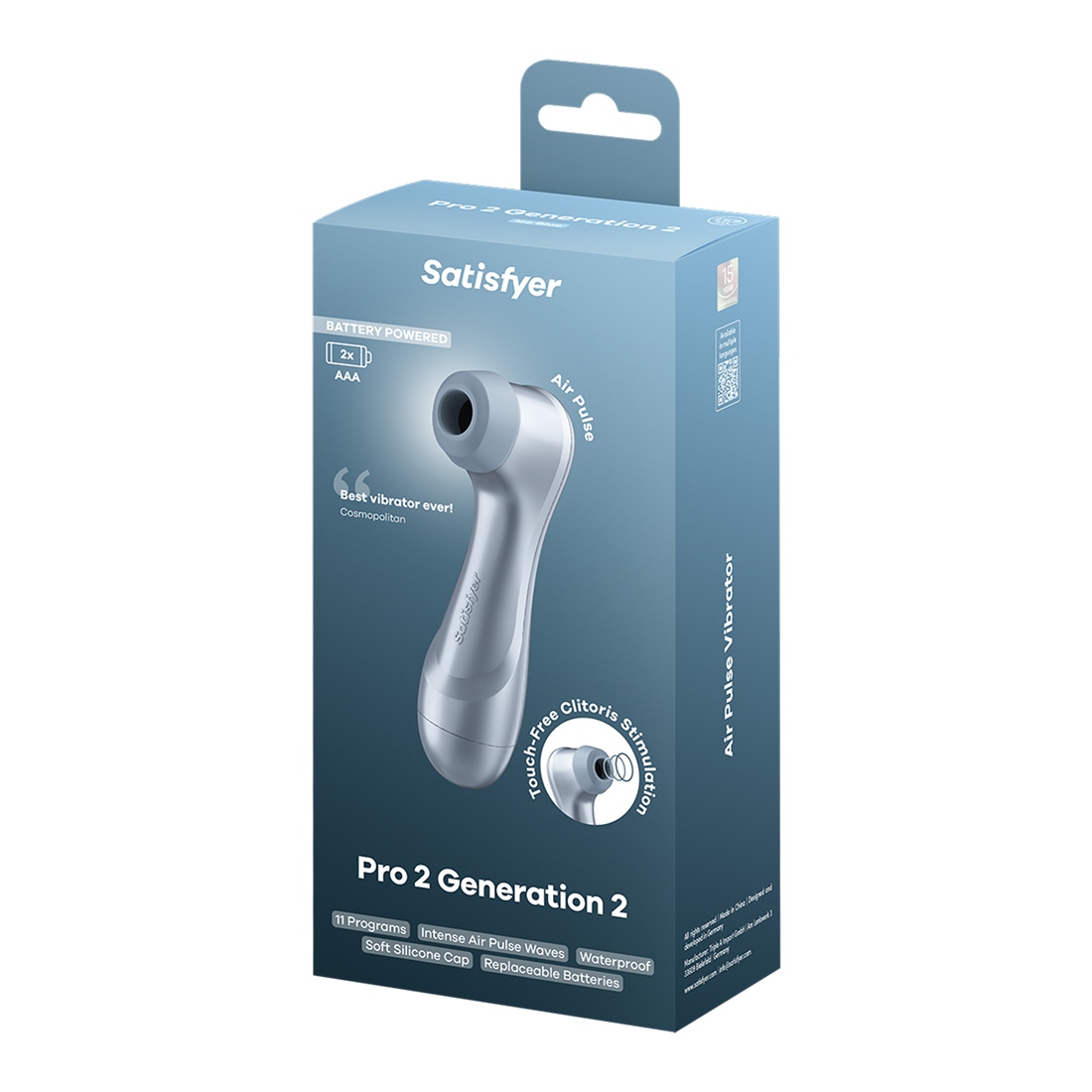 Satisfyer Pro 2 Generation 2 - Battery Powered bezdotykowy masażer łechtaczki 