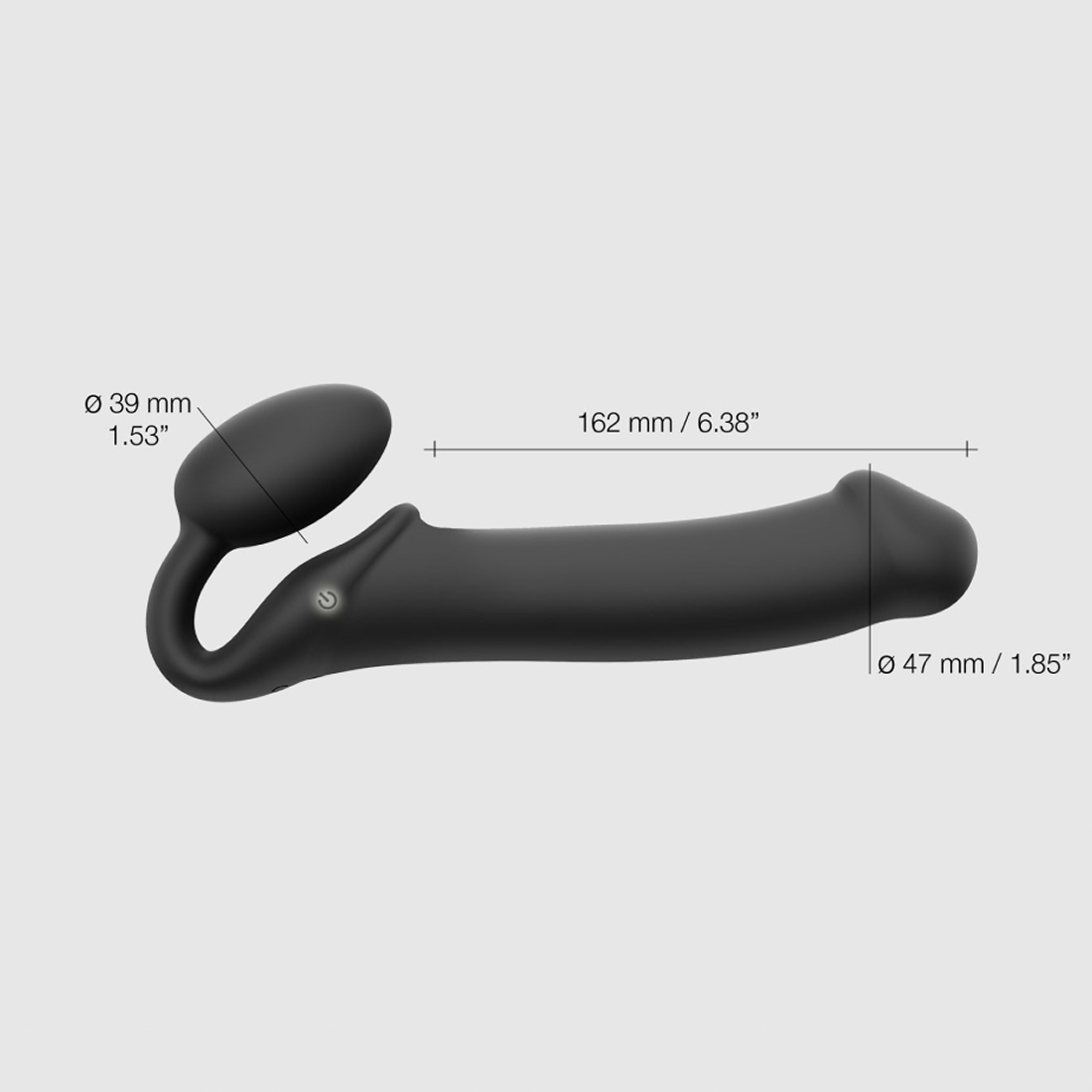 Strap-On-Me Vibrating Bendable Strap-on wibrujący strap-on sterowany pilotem XL Strap-On-Me Vibrating Bendable Strap-on wibrujący strap-on sterowany pilotem XL