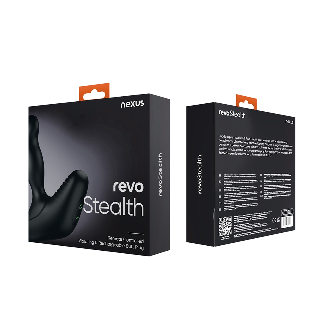 Nexus Revo Stealth wibrująco-rotacyjny masażer prostaty sterowany pilotem