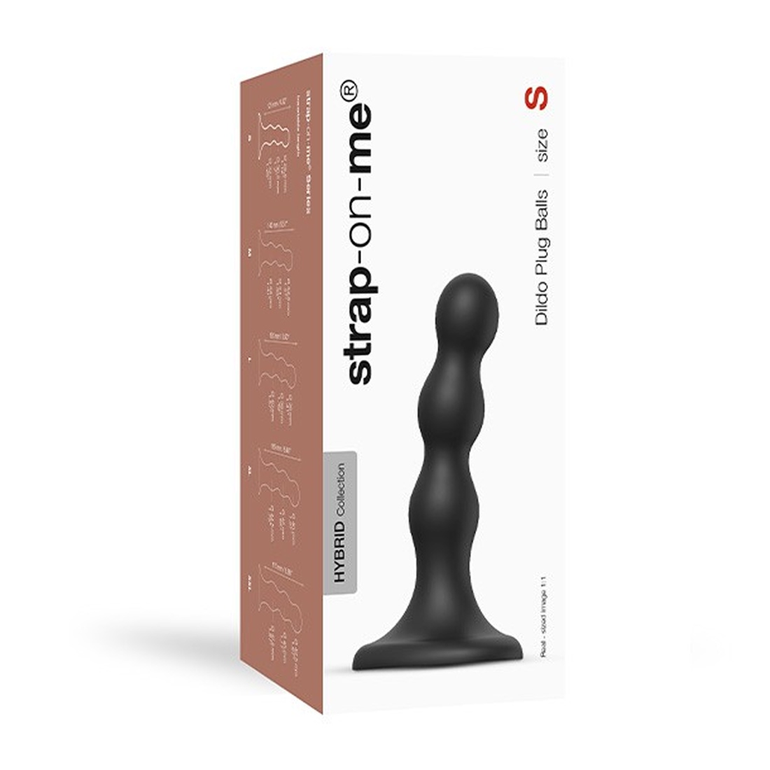 Strap-On-Me Dildo Plug Balls S dildo z przyssawką