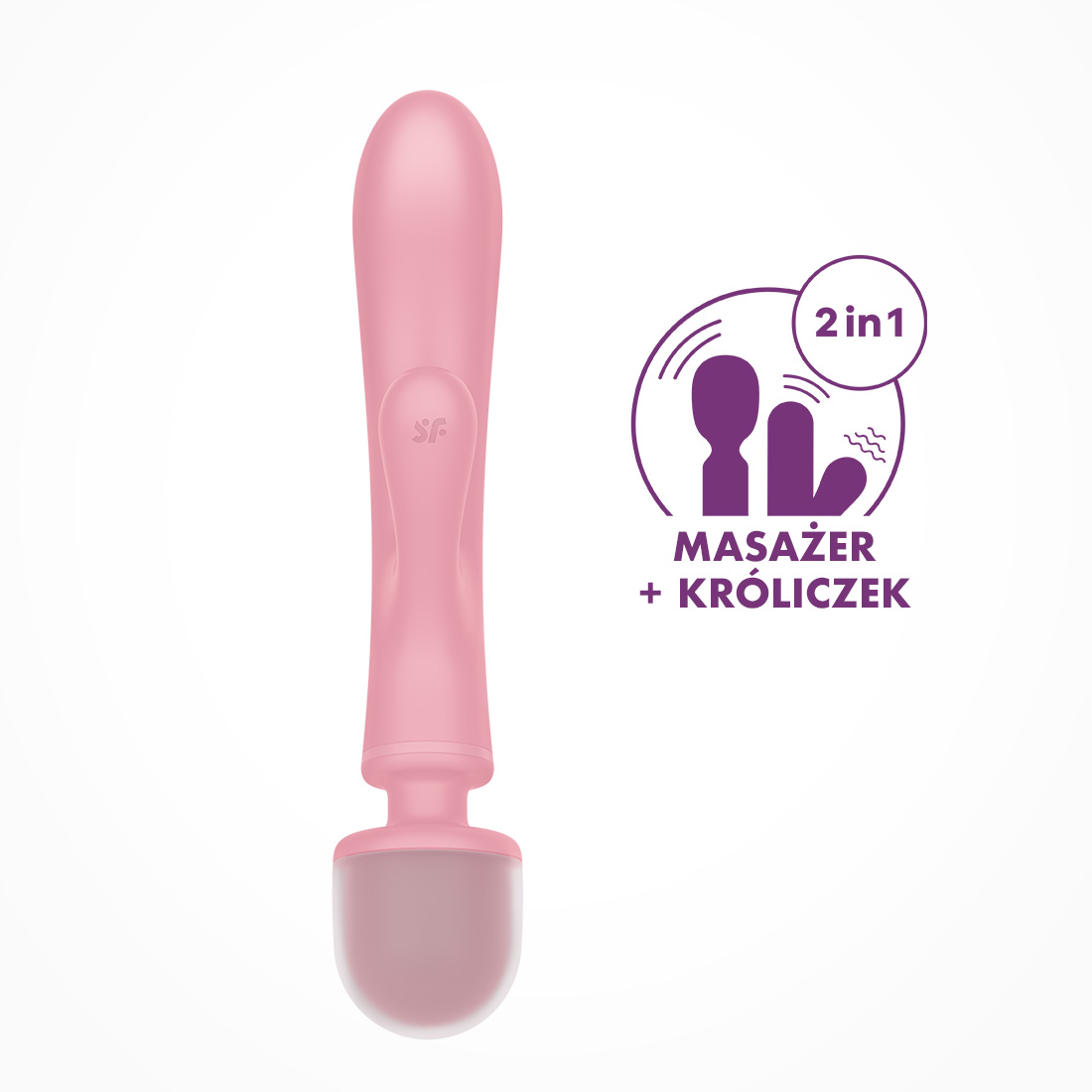 Satisfyer Triple Lover 2 w 1 wibrator króliczek i masażer