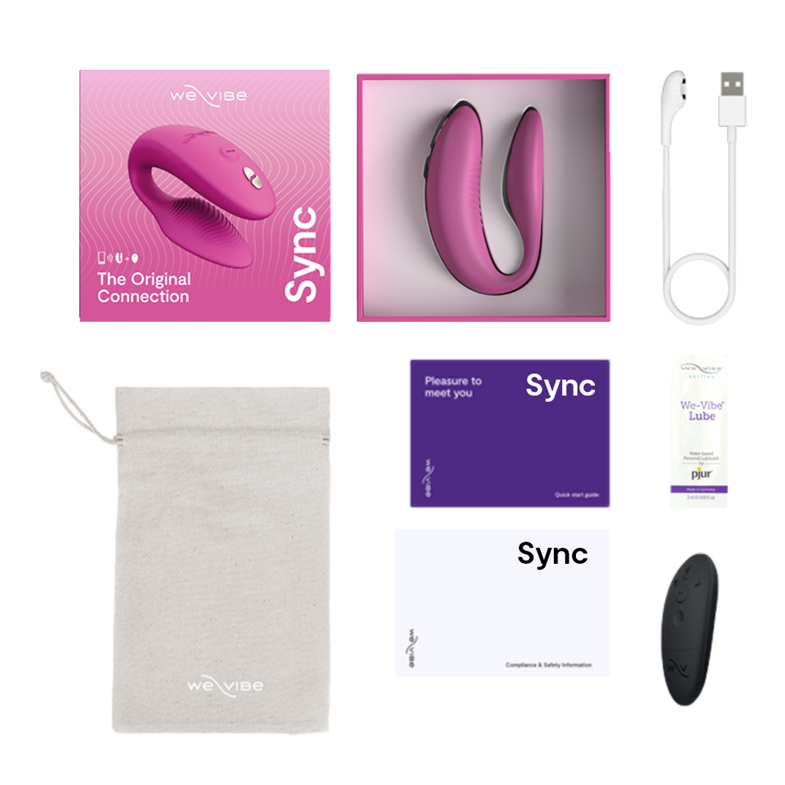 We-Vibe Sync 2 wibrator dla par sterowany pilotem i telefonem