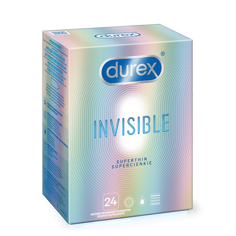 Durex Invisible najcieńsze prezerwatywy
