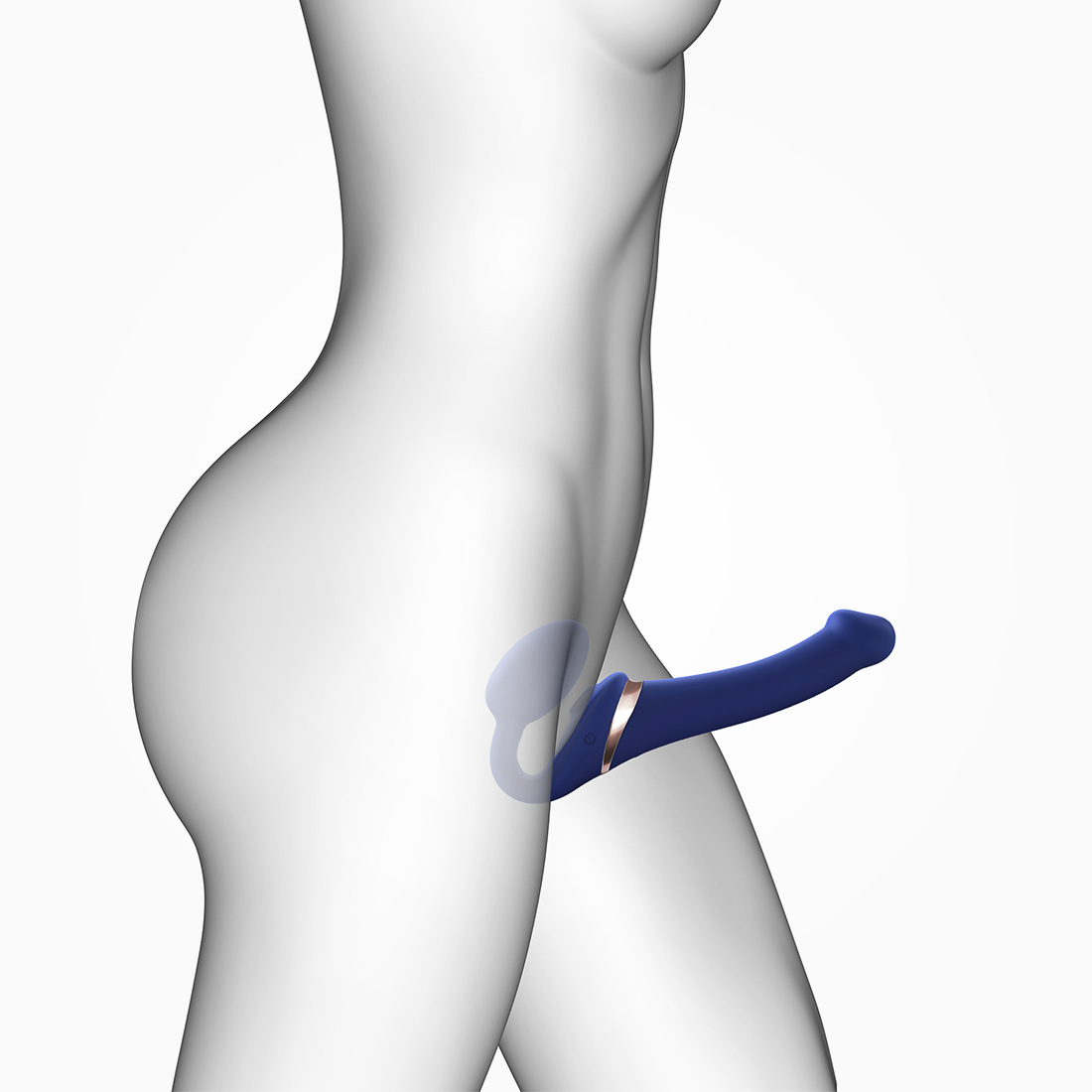 Strap-On-Me Multi Orgasm wibrujący strap-on sterowany pilotem S
