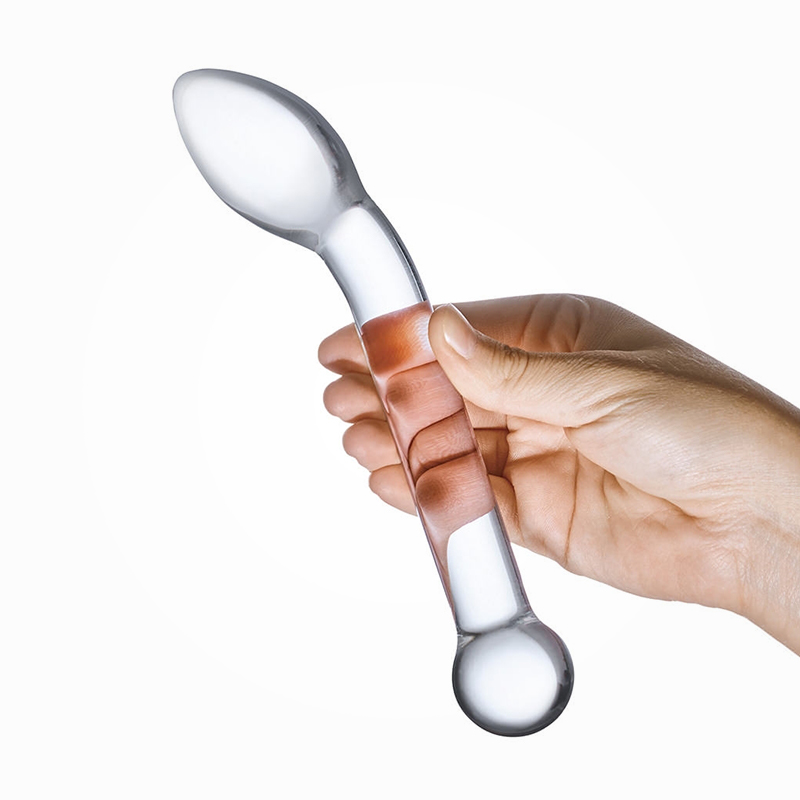 Gläs Slimline szklane dildo