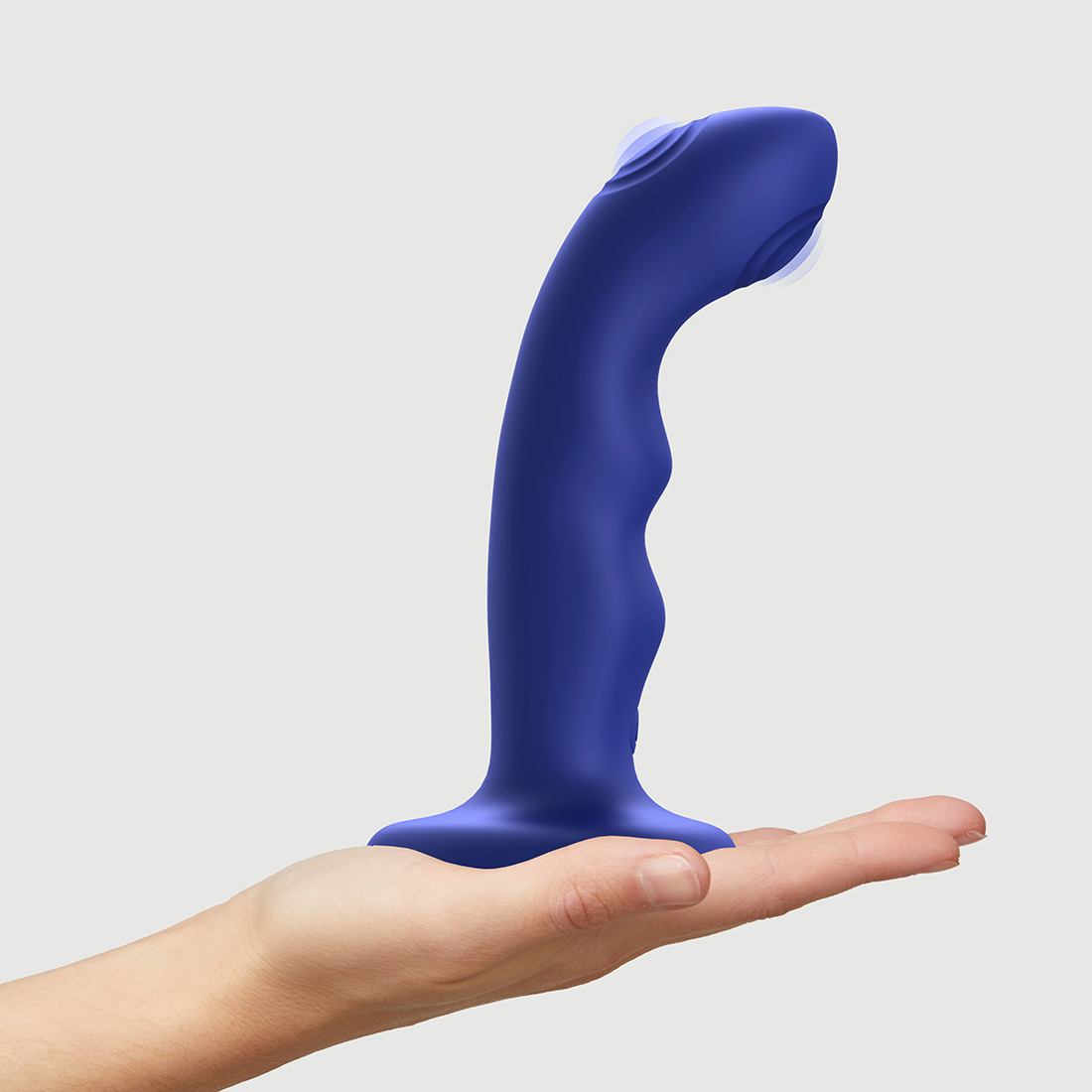 Strap-On-Me Tapping Wave dildo z pulsującą wypustką
