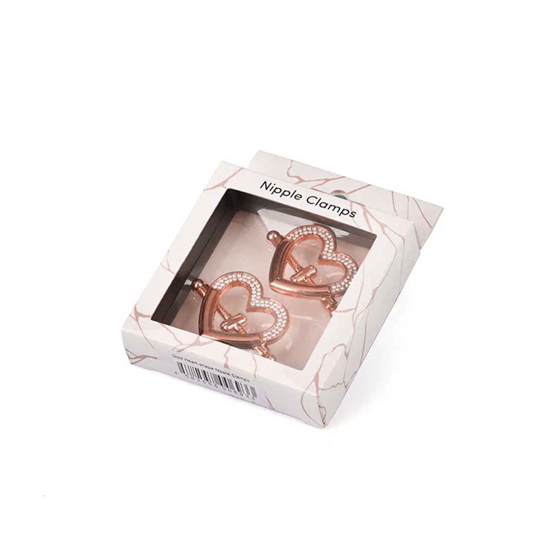 Liebe Seele Heart-shaped Nipple Clamps zaciski na sutki z cyrkoniami