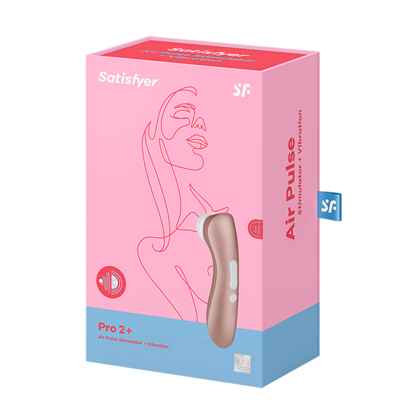 Satisfyer Pro 2+ bezdotykowo-wibrujący masażer łechtaczki