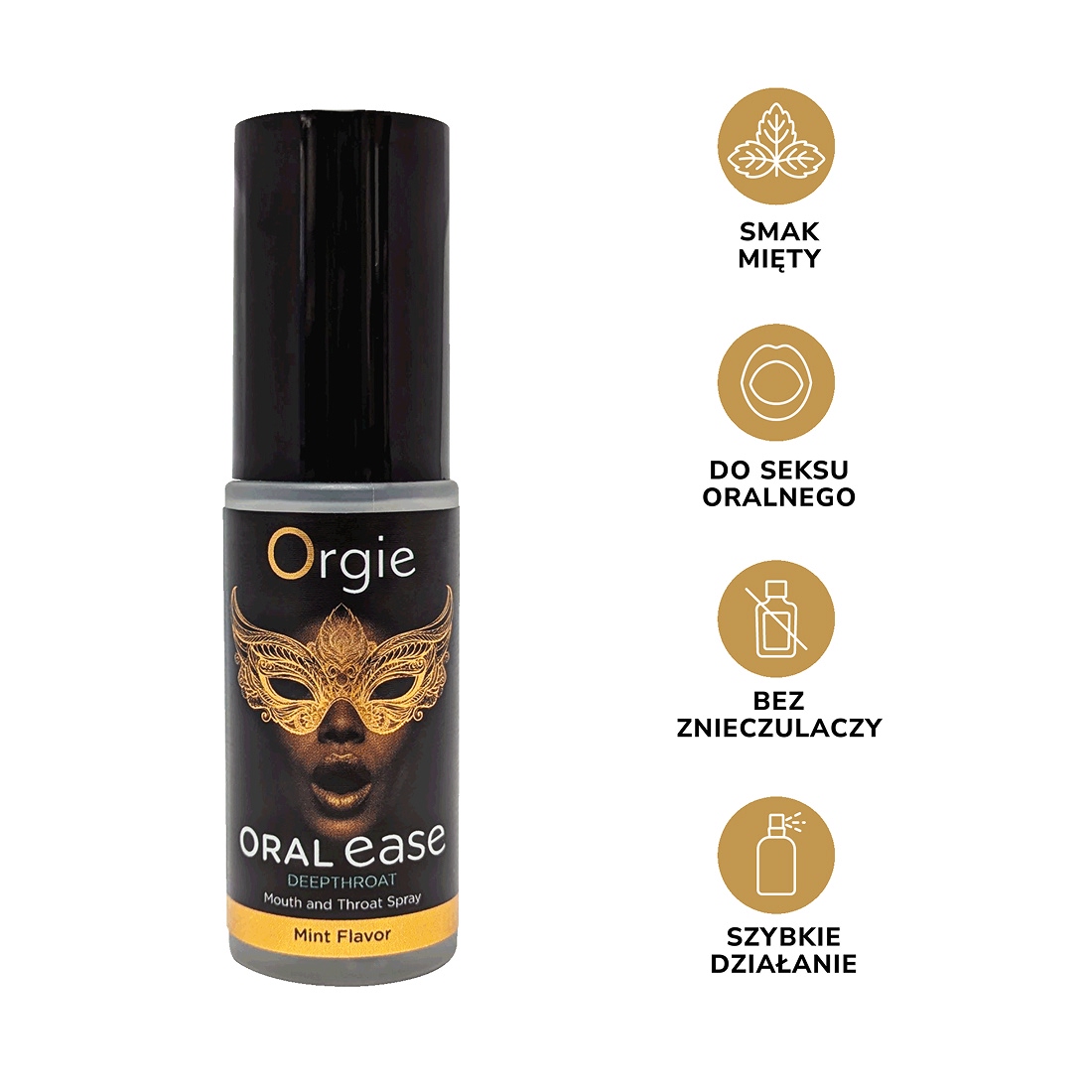 Orgie Oral Ease rozluźniający spray oralny o smaku mięty