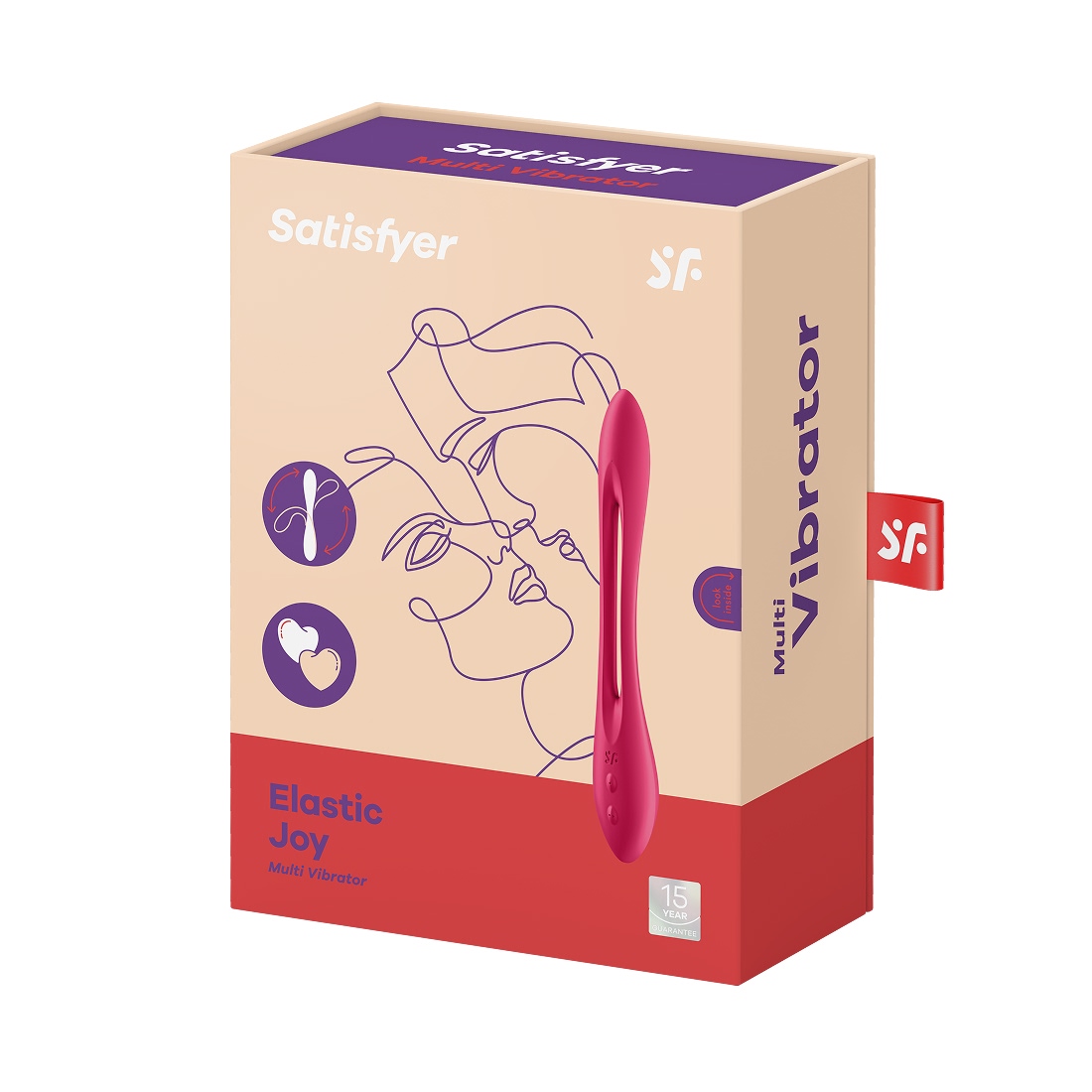 Satisfyer Elastic Joy wielofunkcyjny wibrator dla par 