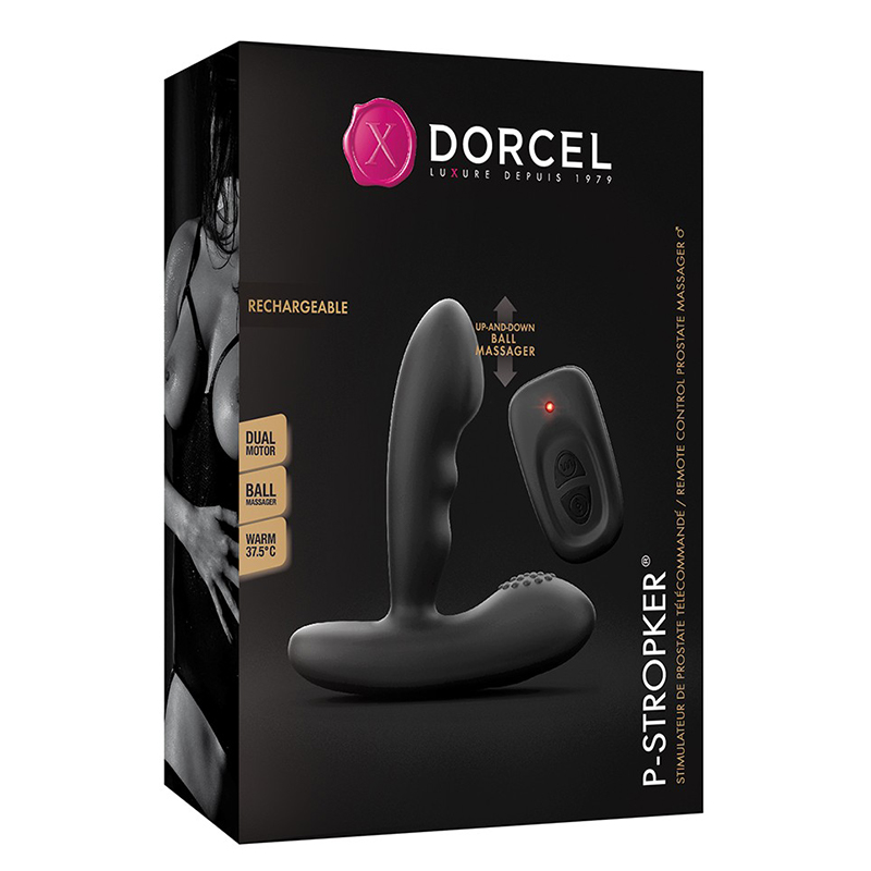 Dorcel P-Stroker wibrująco-ruchomy ogrzewany masażer prostaty sterowany pilotem