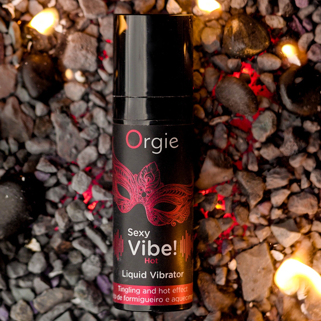 Orgie Sexy Vibe! Hot rozgrzewający żel dla par o smaku truskawki