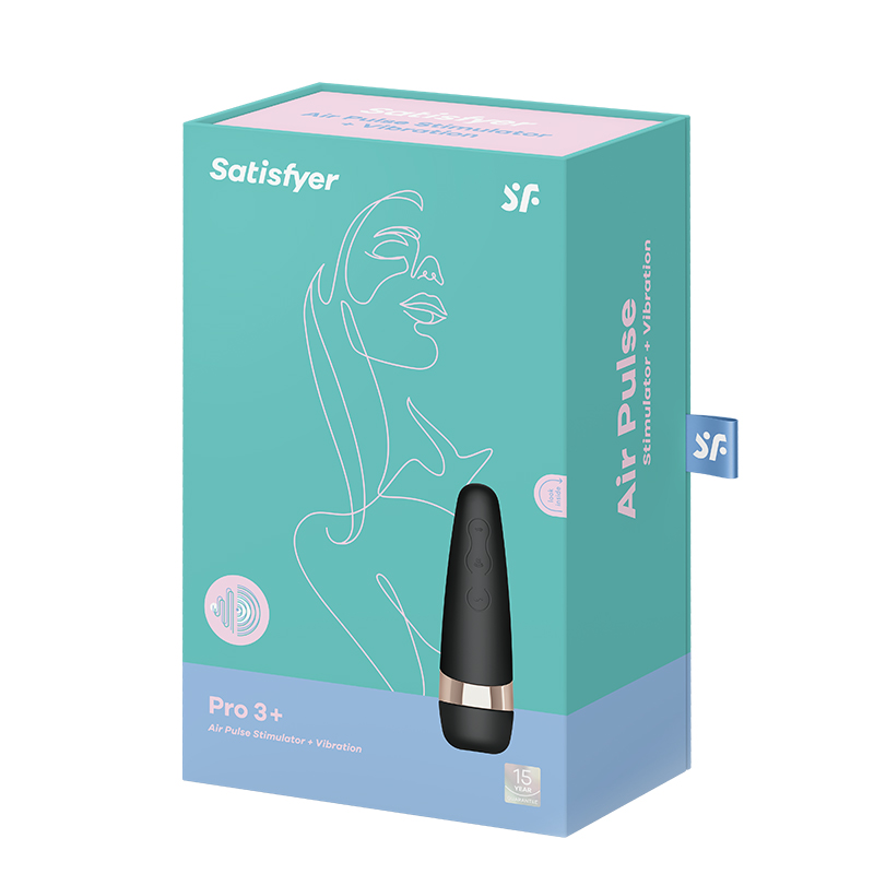 Satisfyer Pro 3+ bezdotykowo-wibrujący masażer łechtaczki