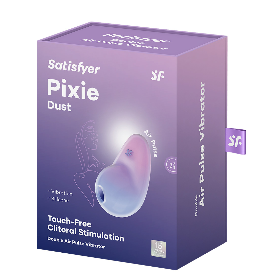 Satisfyer Pixie Dust bezdotykowo-wibrujący masażer łechtaczki 2 w 1