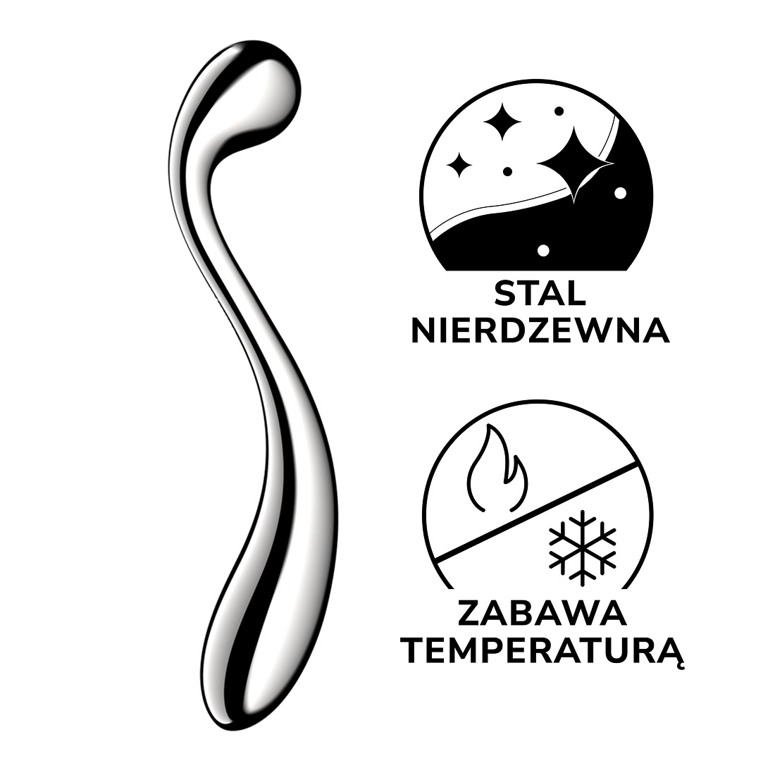 Satisfyer Star Force 4 stalowe dildo