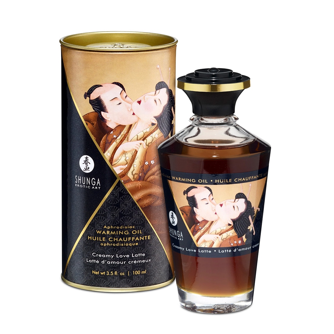 Shunga Aphrodisiac Oil olejek do stref erogennych o smaku latte