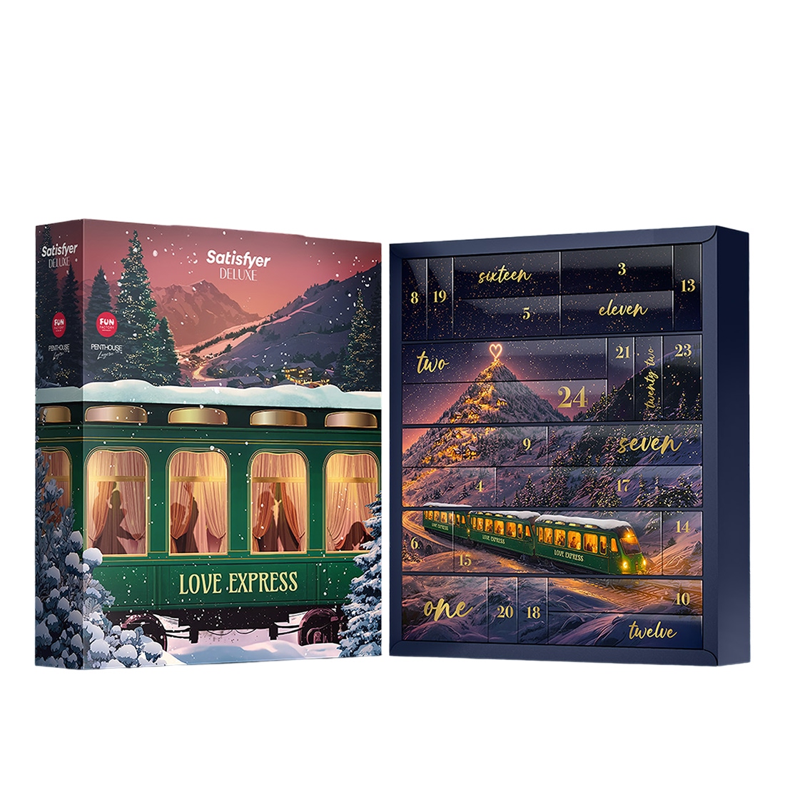 Satisfyer Advent Calendar 2026 Deluxe kalendarz z akcesoriami erotycznymi dla par na 24 dni