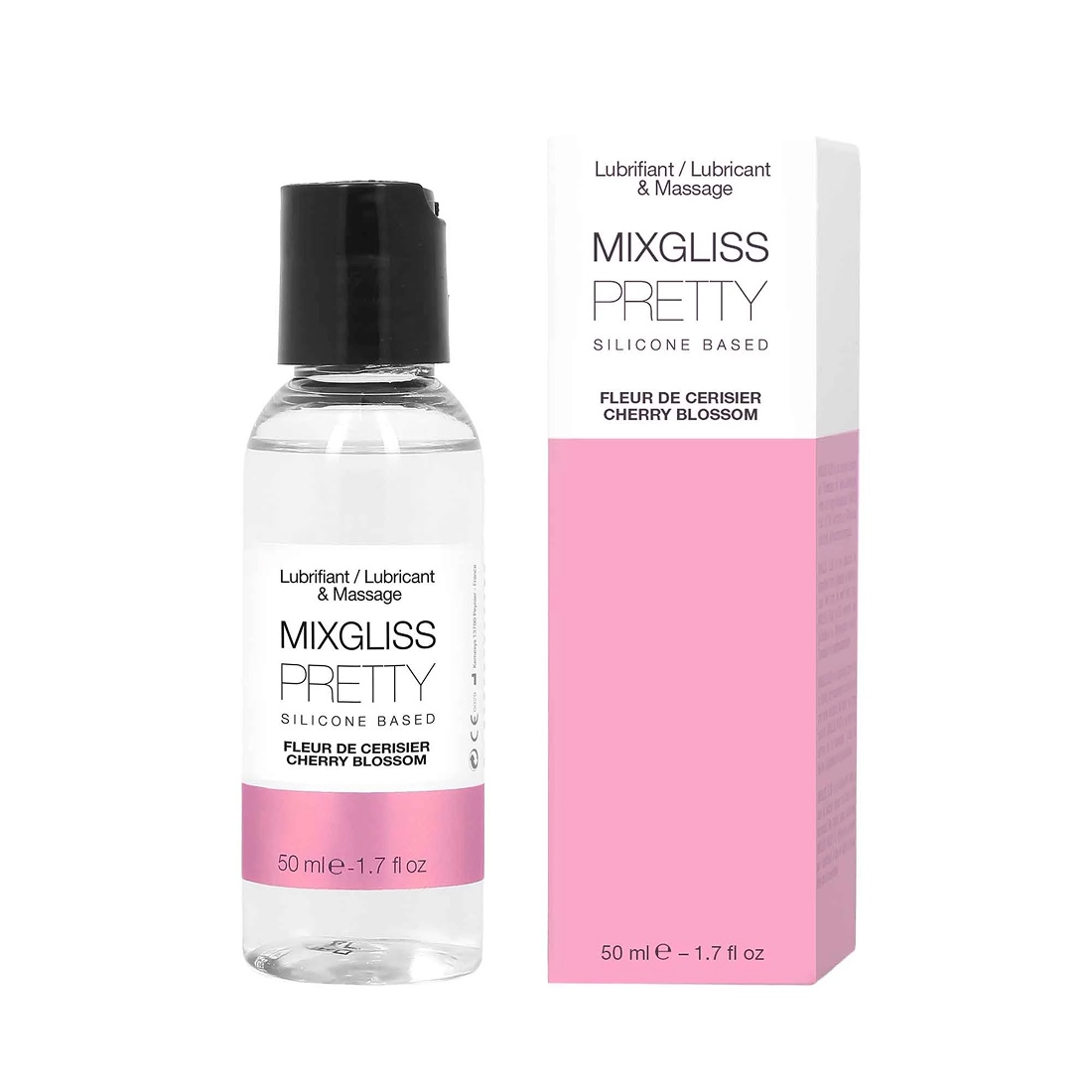 Mixgliss Pretty 2 w 1 lubrykant silikonowy i żel do masażu o zapachu kwiatu wiśni
