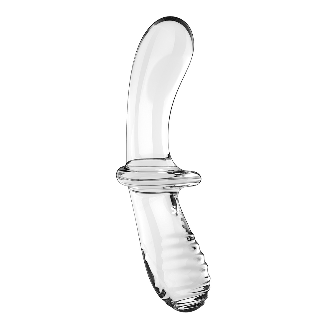 Satisfyer Double Crystal podwójne szklane dildo