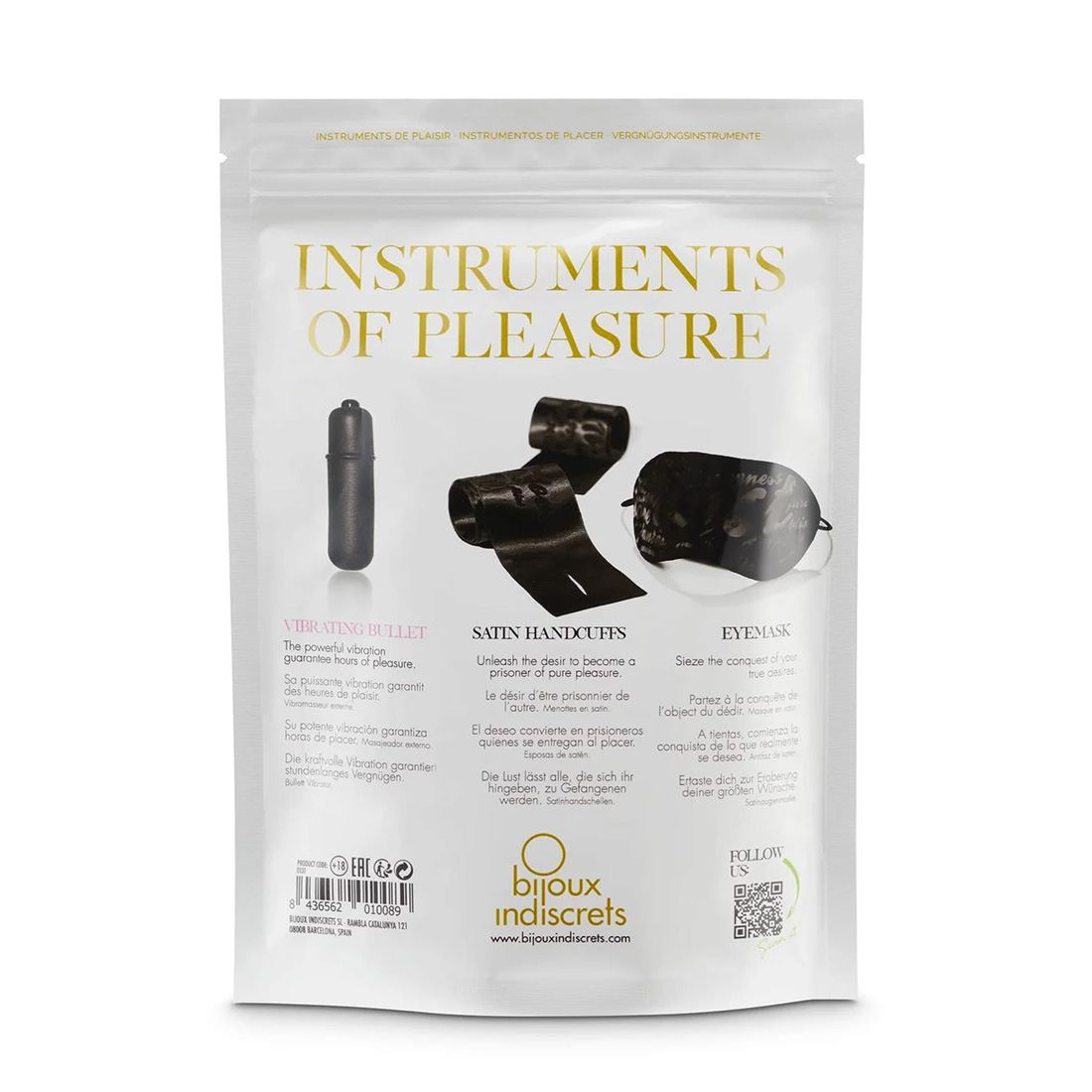 Bijoux Indiscrets Instruments Of Pleasure zestaw akcesoriów dla par