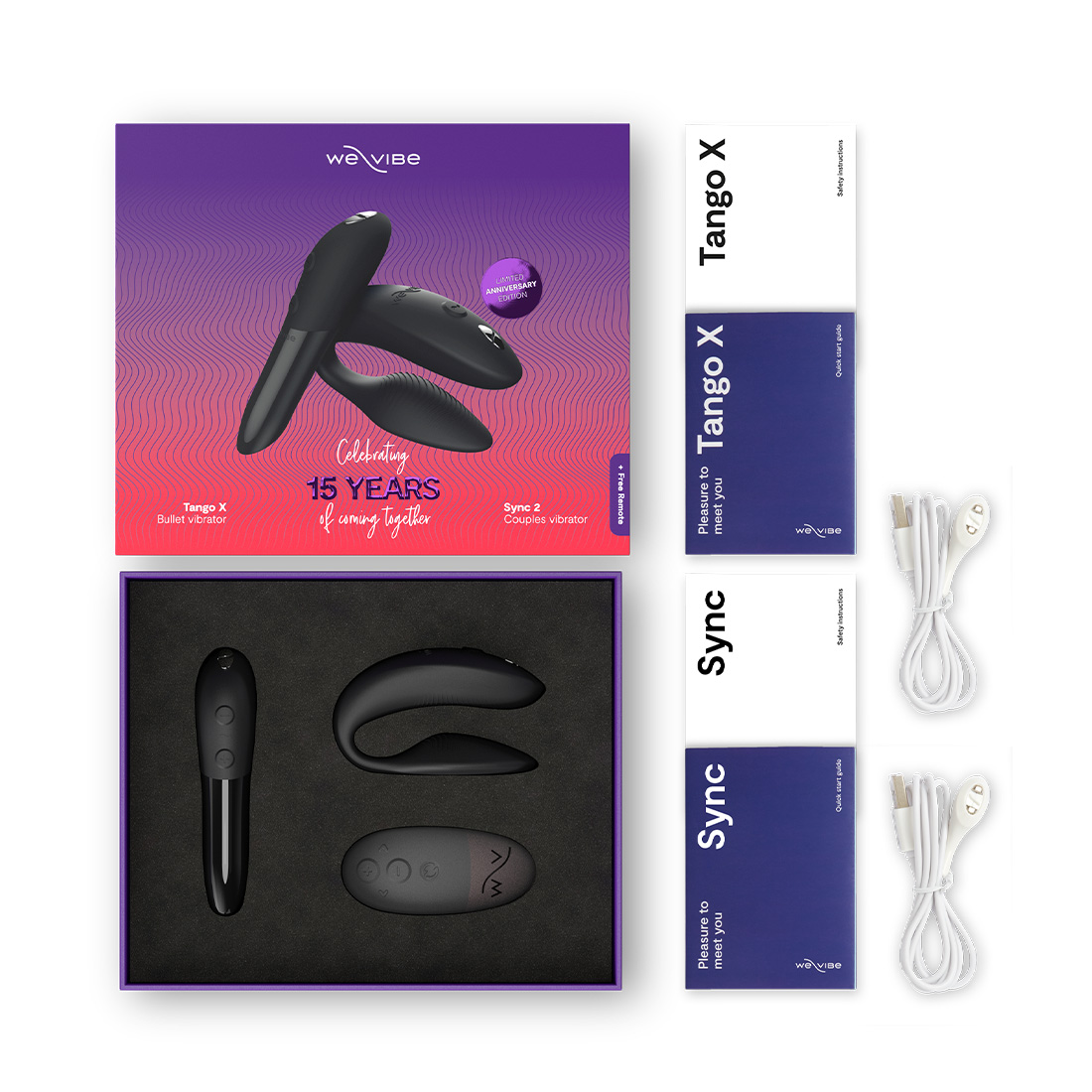 We-Vibe 15 Anniversary Collection prezentowy zestaw gadżetów erotycznych dla par