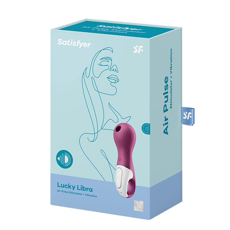 Satisfyer Lucky Libra bezdotykowo-wibrujący masażer łechtaczki 2 w 1