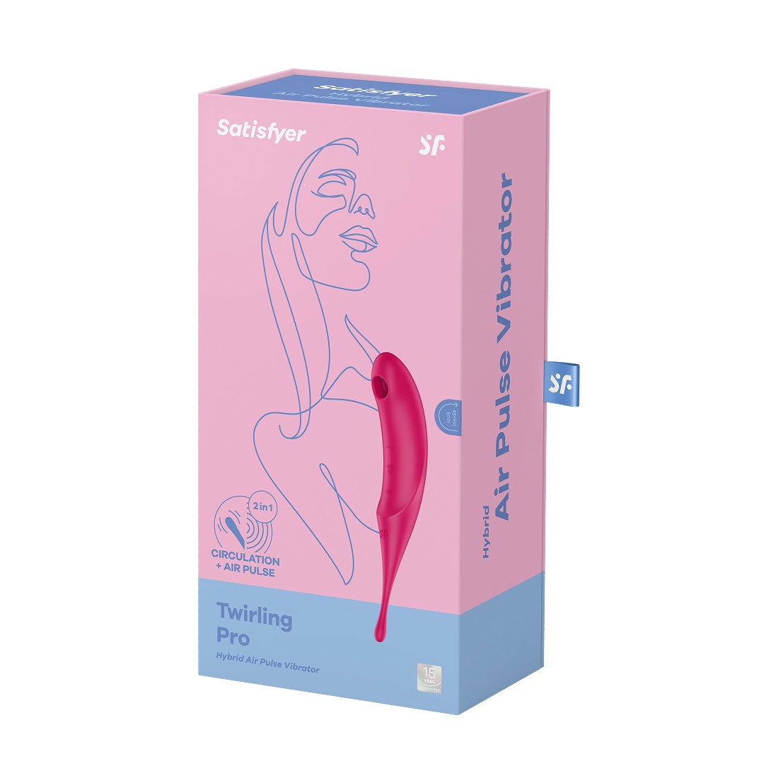 Satisfyer Twirling Pro 2 w 1 bezdotykowo-punktowy masażer łechtaczki  Satisfyer Twirling Pro 2 w 1 bezdotykowo-punktowy masażer łechtaczki