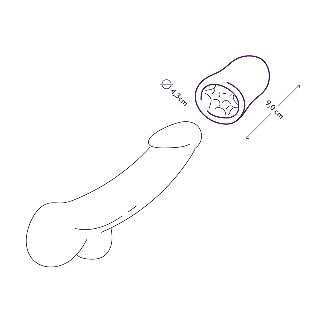 Amorelie Joy Flow kompaktowy masturbator