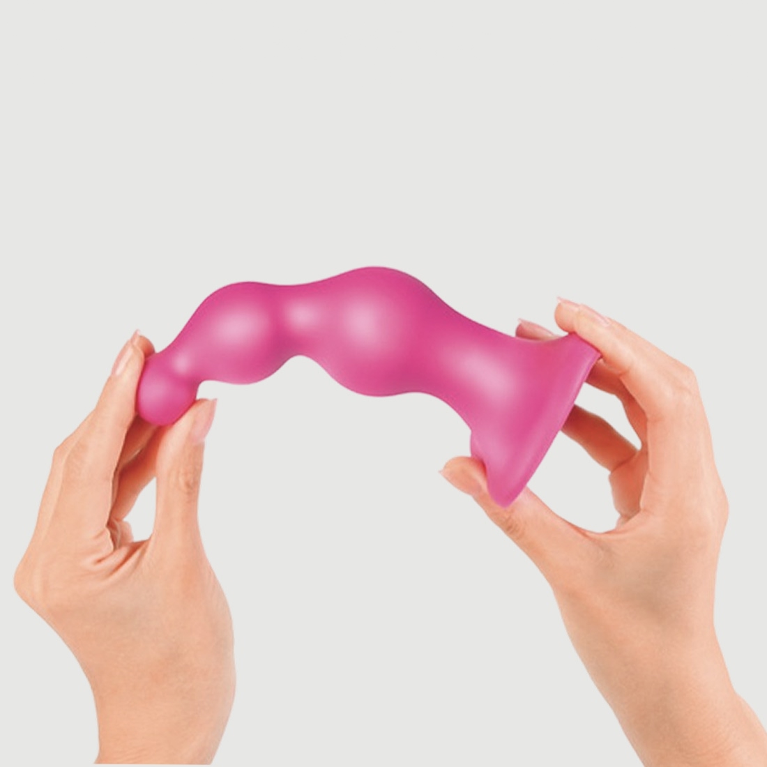 Strap-On-Me Dildo Plug Beads M dildo z przyssawką