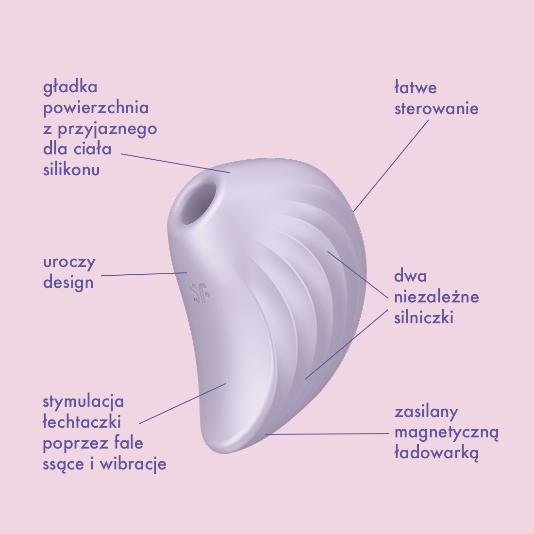 Satisfyer Pearl Diver bezdotykowo-wibrujący masażer łechtaczki 2 w 1