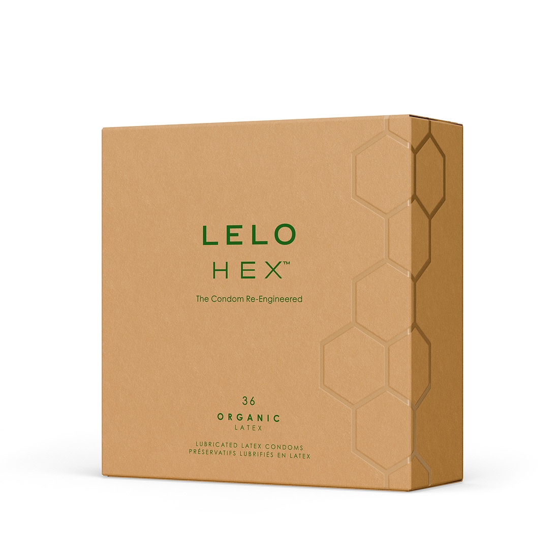 LELO Hex Organic organiczne prezerwatywy wydłużające stosunek