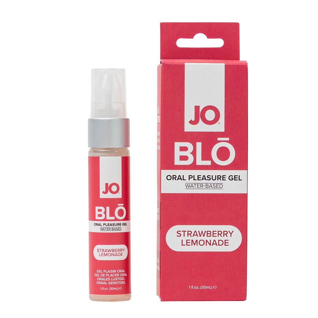 System JO BLŌ Strawberry Lemonade chłodzący balsam do seksu oralnego o smaku lemoniady truskawkowej
