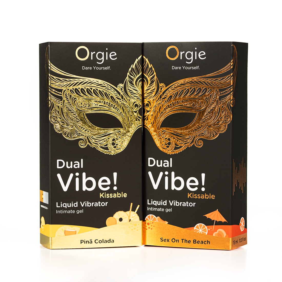 Orgie Dual Vibe! Piña Colada stymulujący żel oralny