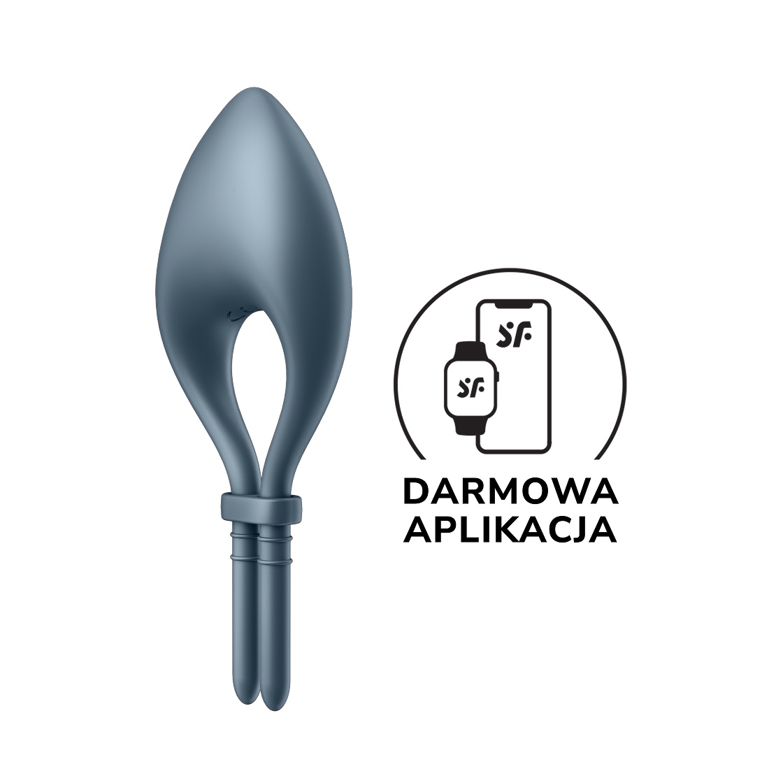Satisfyer Bullseye wibrujące lasso erekcyjne sterowane telefonem