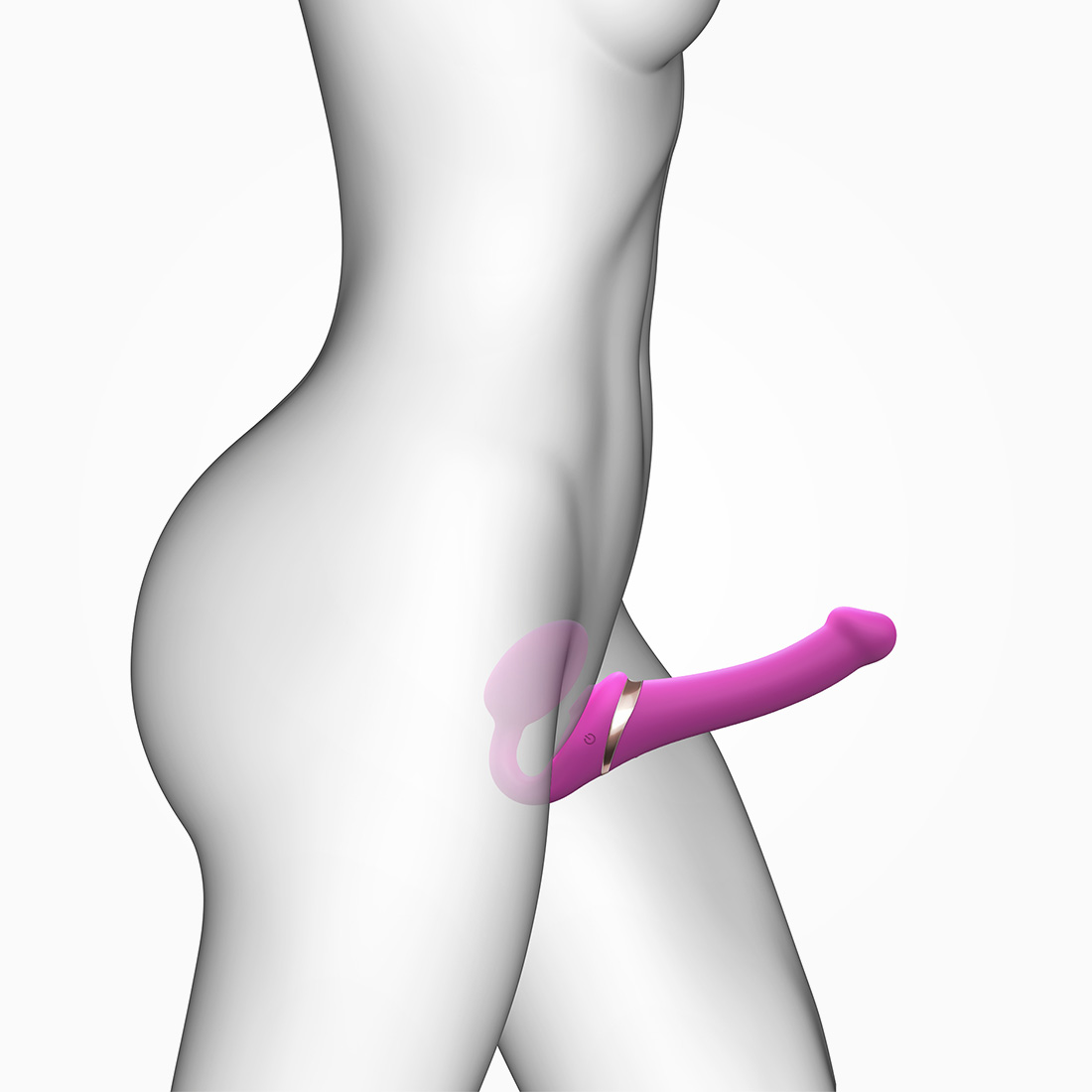 Strap-On-Me Multi Orgasm wibrujący strap-on sterowany pilotem XL