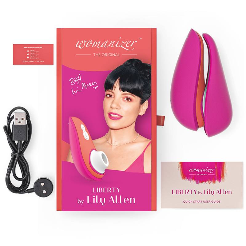 Womanizer Liberty by Lily Allen bezdotykowy masażer łechtaczki