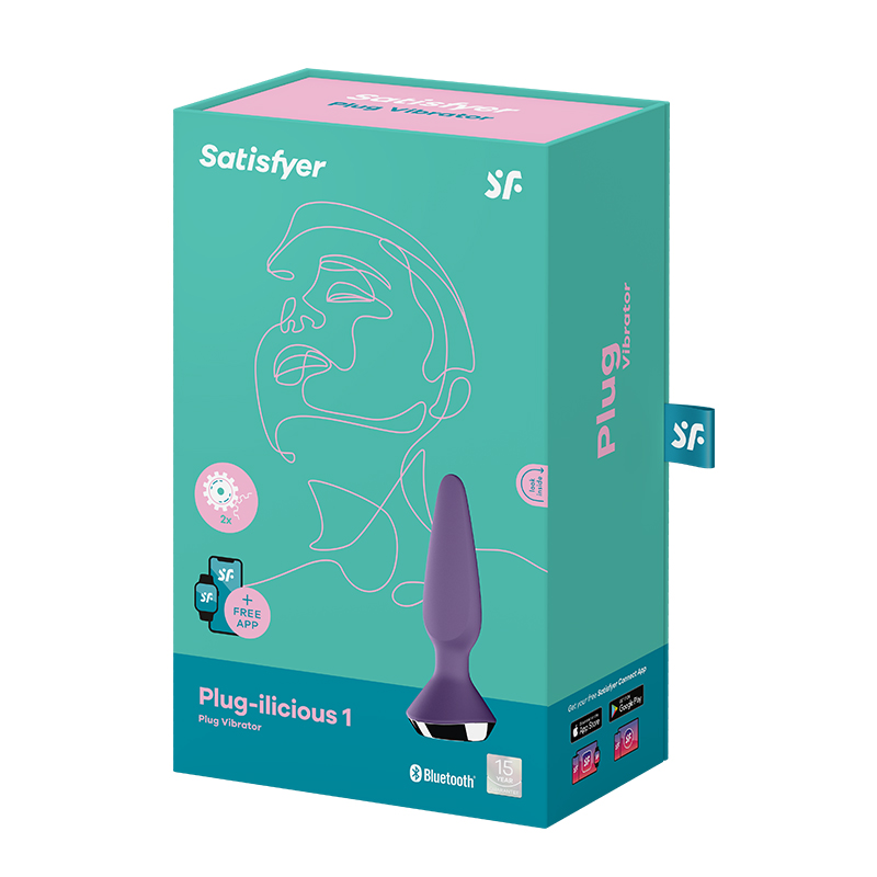 Satisfyer Plug-ilicious 1 wibrujący korek analny sterowany telefonem 