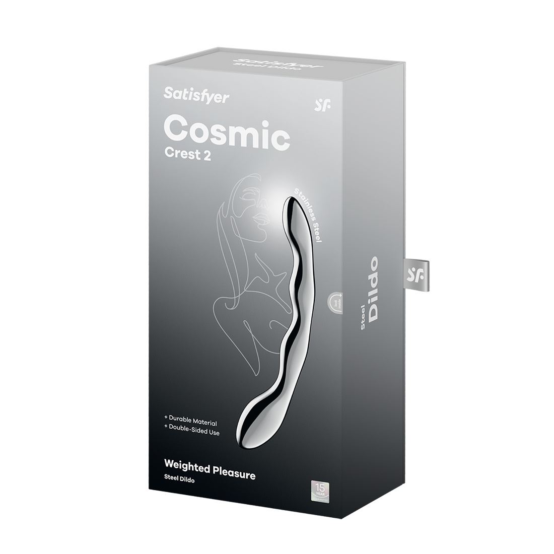 Satisfyer Cosmic Crest 2 stalowe dildo