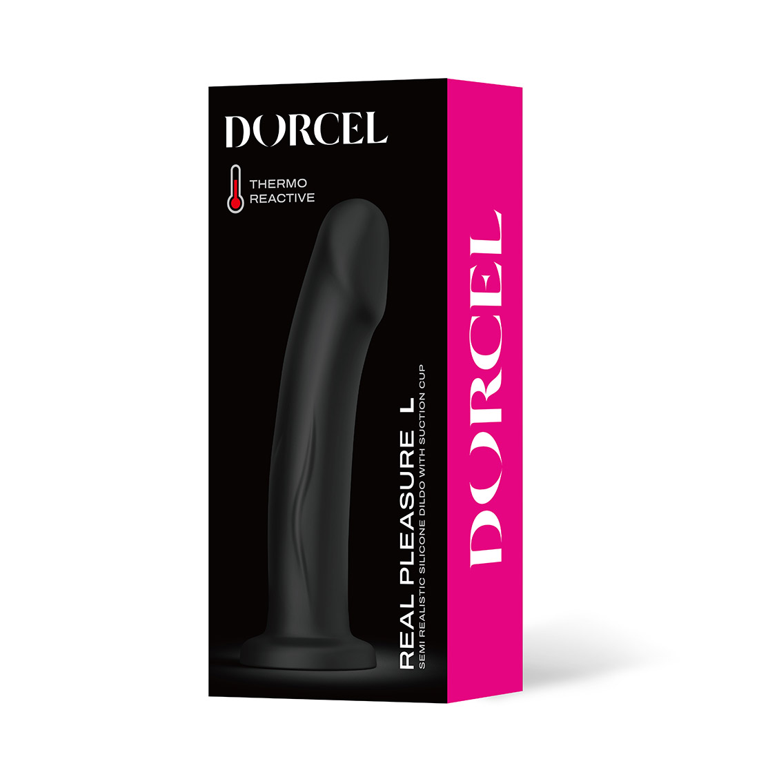 Dorcel Real Pleasure termoreaktywne dildo z przyssawką L